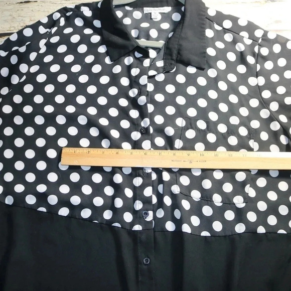 Women’s blouse Ophelia Roe in size 3x.Black and white business casual - Picture 5 of 5